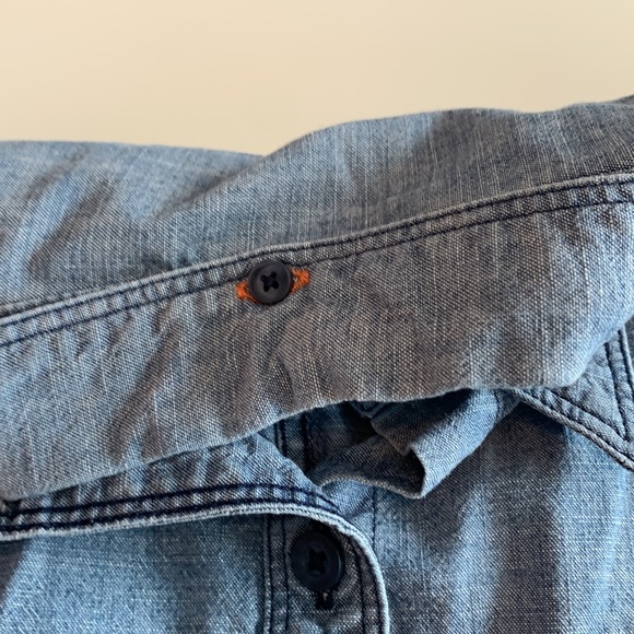 LL Bean chambray button down shirt - Picture 6 of 8